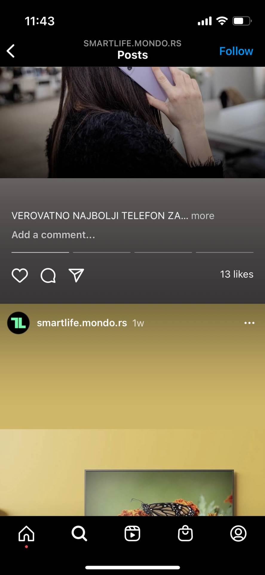  Instagram kopira TikTok 2.PNG - Smartlife / Screenshot 
