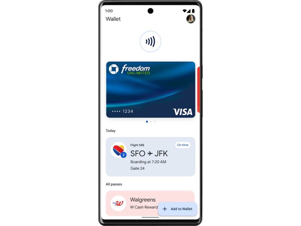 Google Wallet aplikacija Google Wallet aplikacija