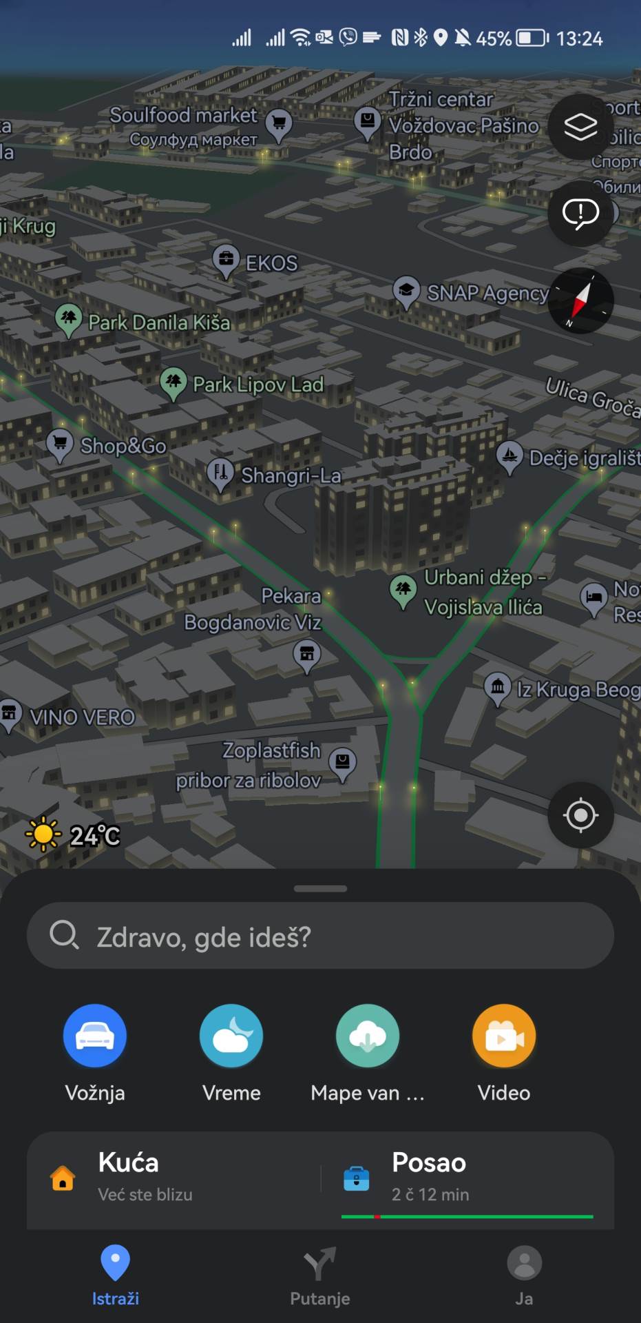 Petal Maps Srbija navigacija ulična rasveta (2).jpg - SmartLife / Marko Čavić   Petal Maps Srbija navigacija ulična rasveta (2).jpg - SmartLife / Marko Čavić