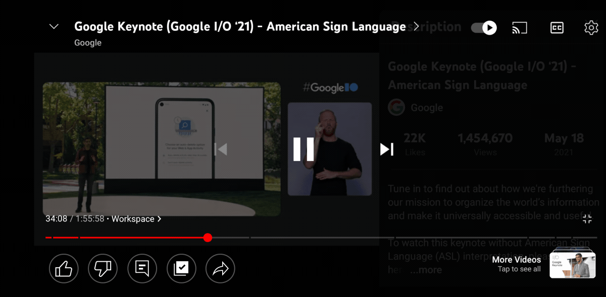  YouTube Full Screen nova dugmad.gif - Youtube 