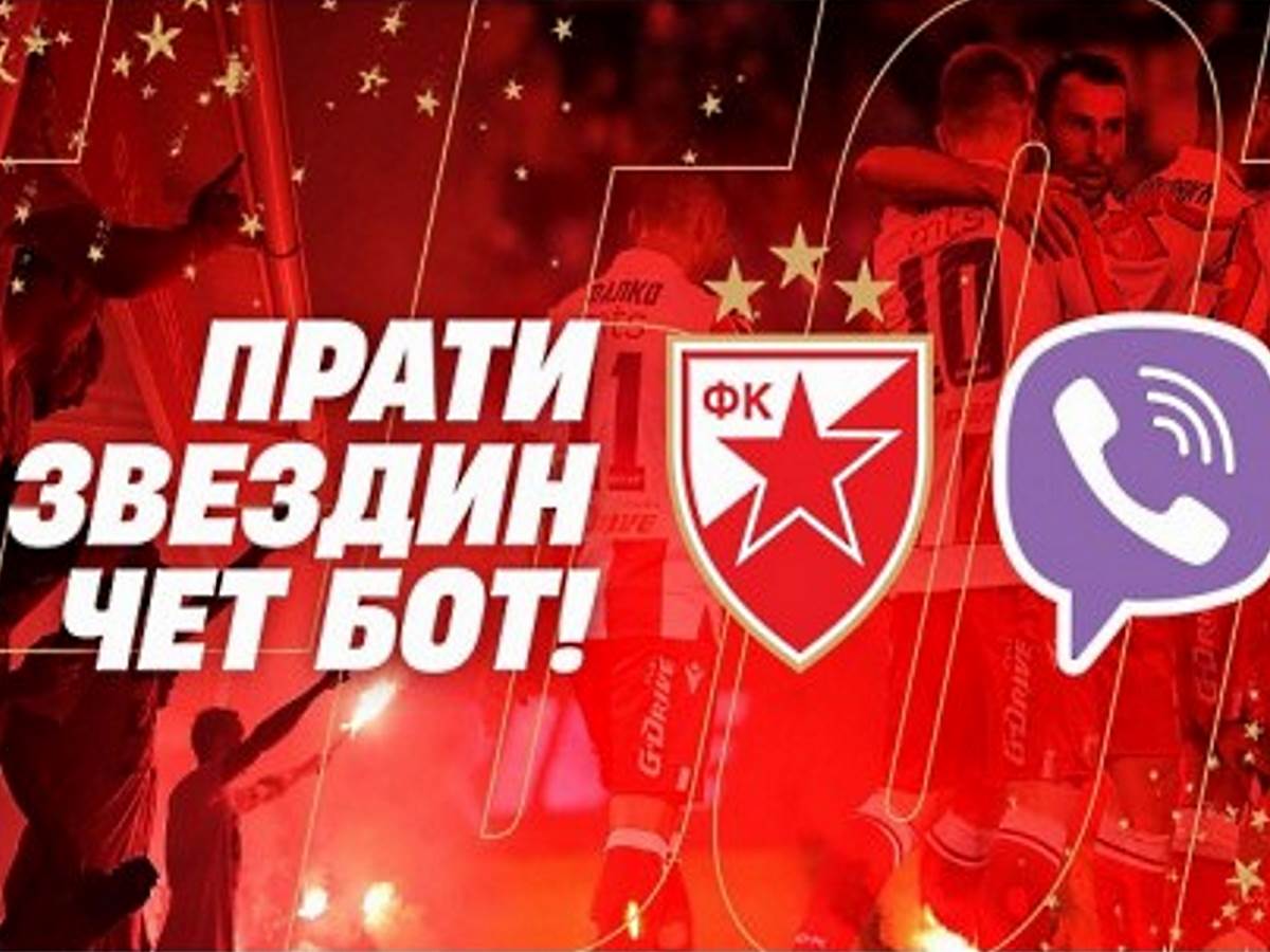  FK Crvena zvezda Viber čet bot 