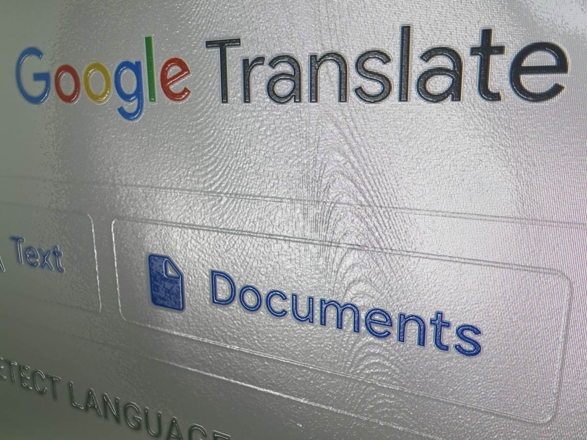 Google translate stranica plastificirana   Google translate stranica plastificirana