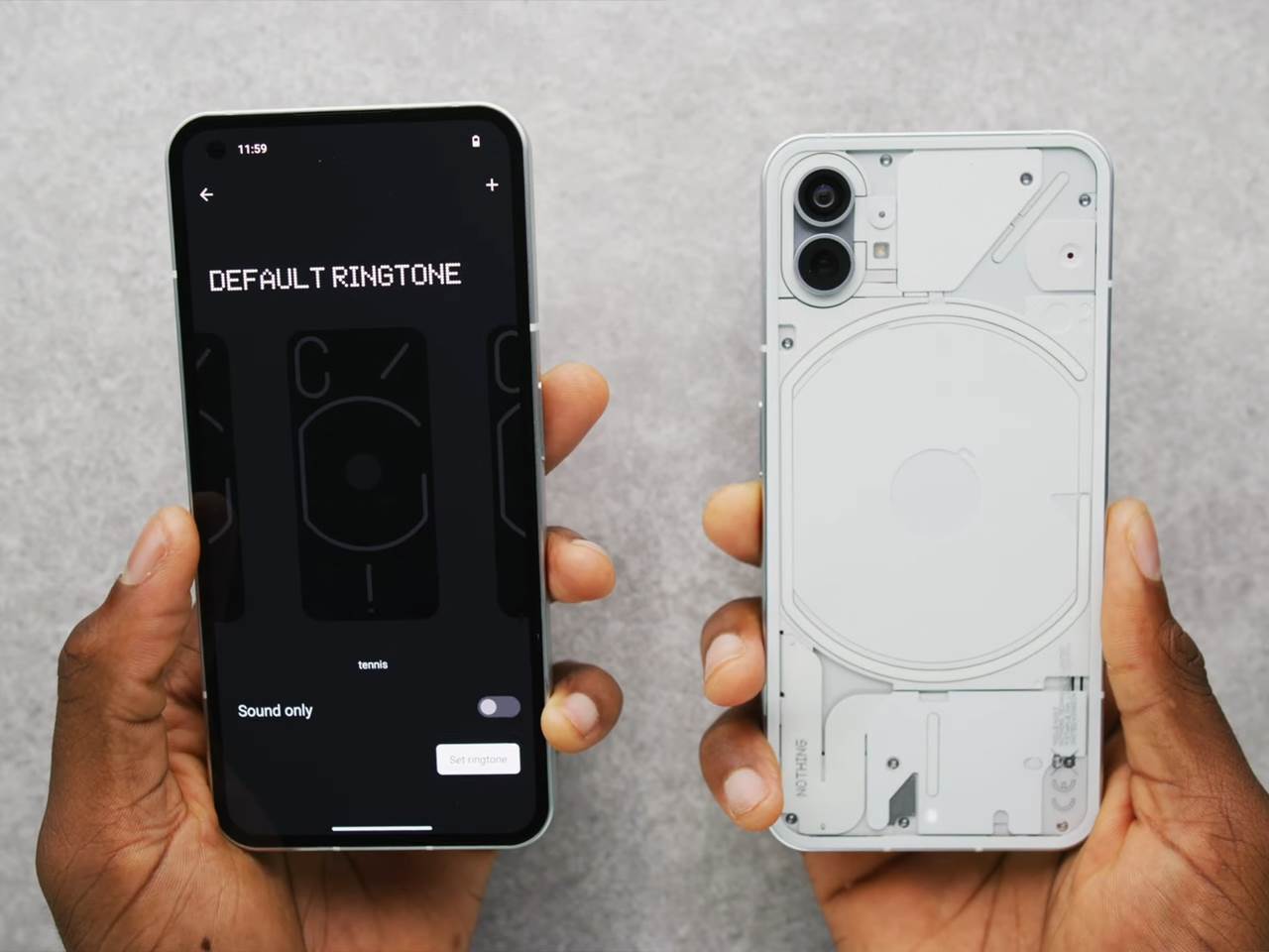  The Nothing Phone LOOKS Different 4-9 screenshot.png - YouTube / Marques Brownlee / Screenshot 