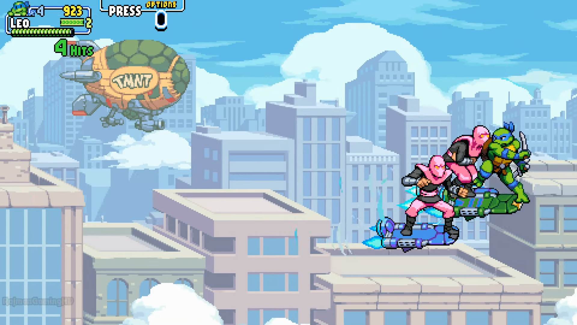  Teenage Mutant Ninja Turtles_ Shredder’s Revenge FULL GAME Walkthrough (PS5) @ 4K 60ᶠᵖˢ ✔ 55-59 screenshot.png - YouTube / RajmanGaming HD / Screenshot 