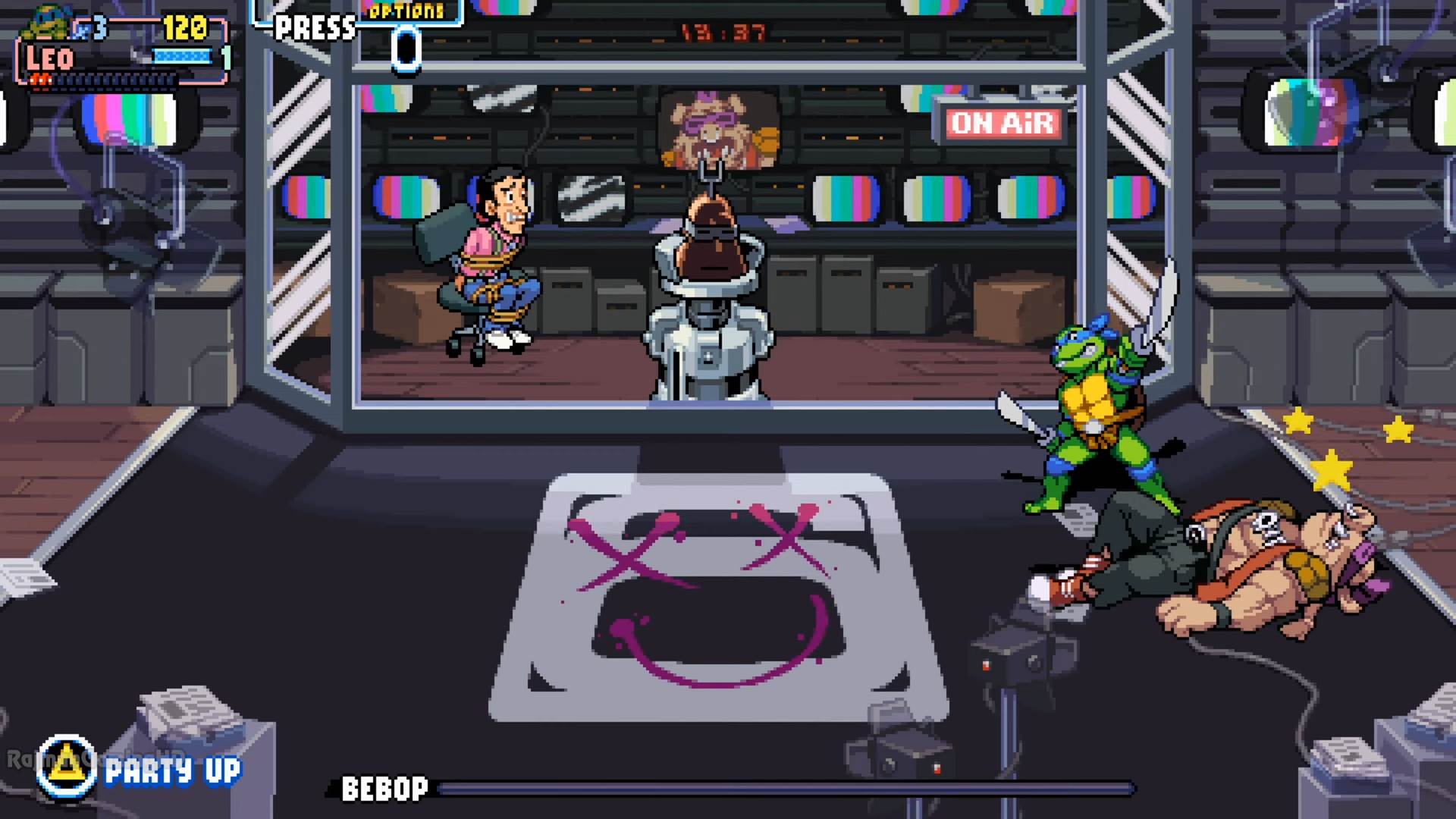  Teenage Mutant Ninja Turtles_ Shredder’s Revenge FULL GAME Walkthrough (PS5) @ 4K 60ᶠᵖˢ ✔ 8-40 screenshot.png - YouTube / RajmanGaming HD / Screenshot 