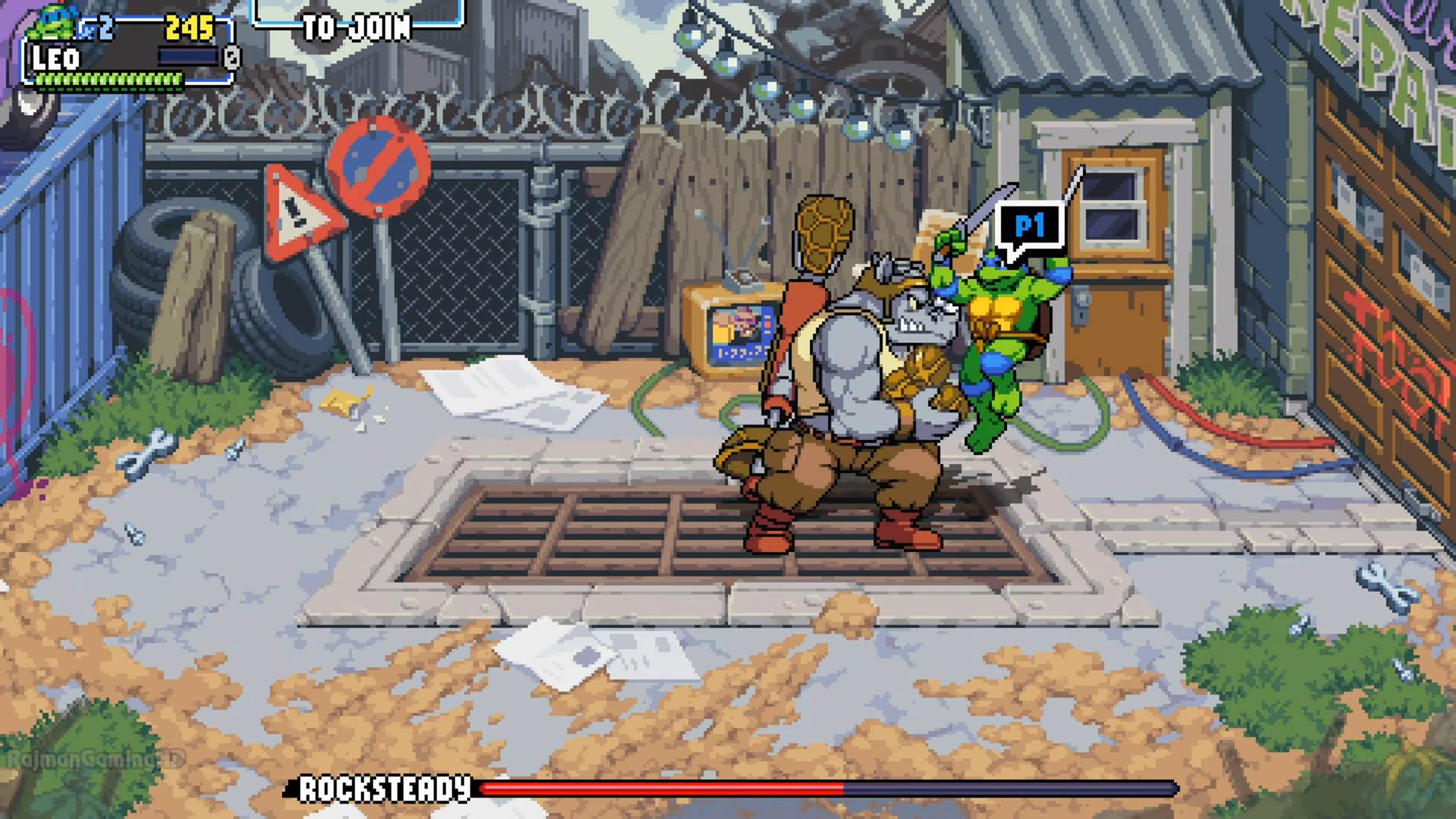 Teenage Mutant Ninja Turtles_ Shredder’s Revenge FULL GAME Walkthrough (PS5) @ 4K 60ᶠᵖˢ ✔ 15-38 screenshot.png - YouTube / RajmanGaming HD / Screenshot   Teenage Mutant Ninja Turtles_ Shredder’s Revenge FULL GAME Walkthrough (PS5) @ 4K 60ᶠᵖˢ ✔ 15-38 screenshot.png - YouTube / RajmanGaming HD / Screenshot