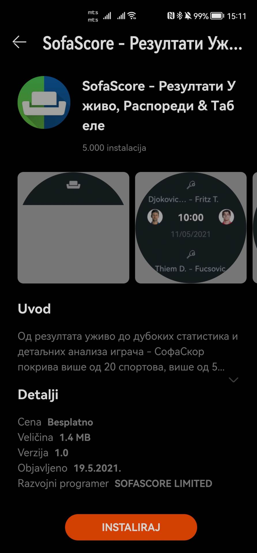  Huawei Watch GT 3 Pro aplikacije  (4).jpg - SmartLife / Marko Čavić 