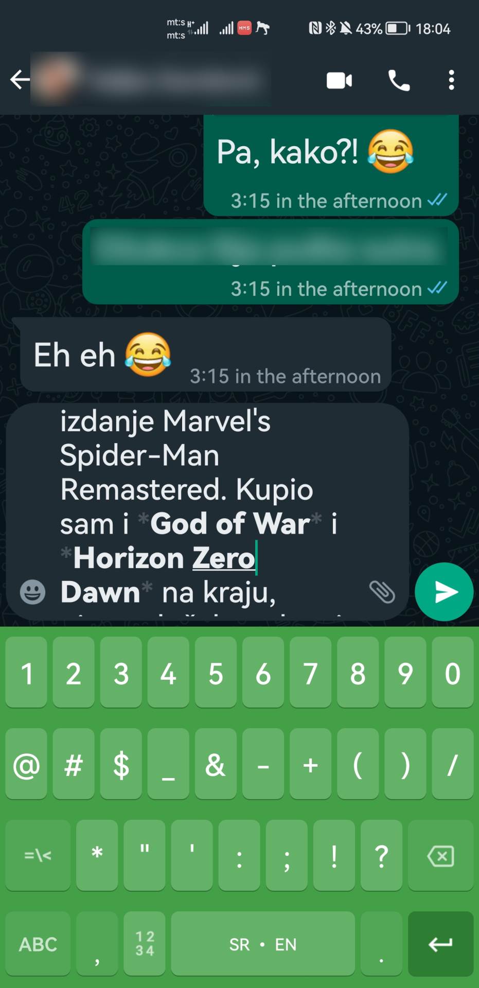  WhatsApp formatiranje teksta u porukama (1).jpg - SmartLife / Marko Čavić 