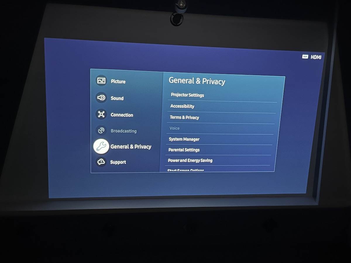  Samsung The Freestyle auto focus keystone 14.JPG - Smartlife 