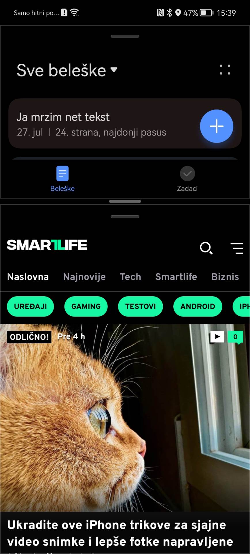  Huawei nova Y90 slike ekrana (43).jpg - SmartLife / Marko Čavić 