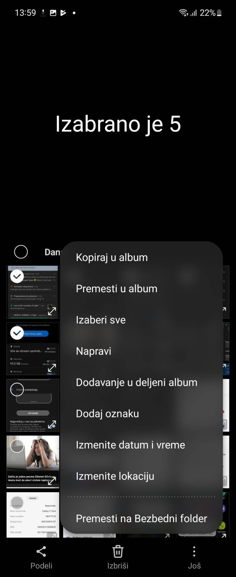  Samsung Galaxy Z Flip4 Slike Ekrana (25).jpg - SmartLife / Marko Čavić 