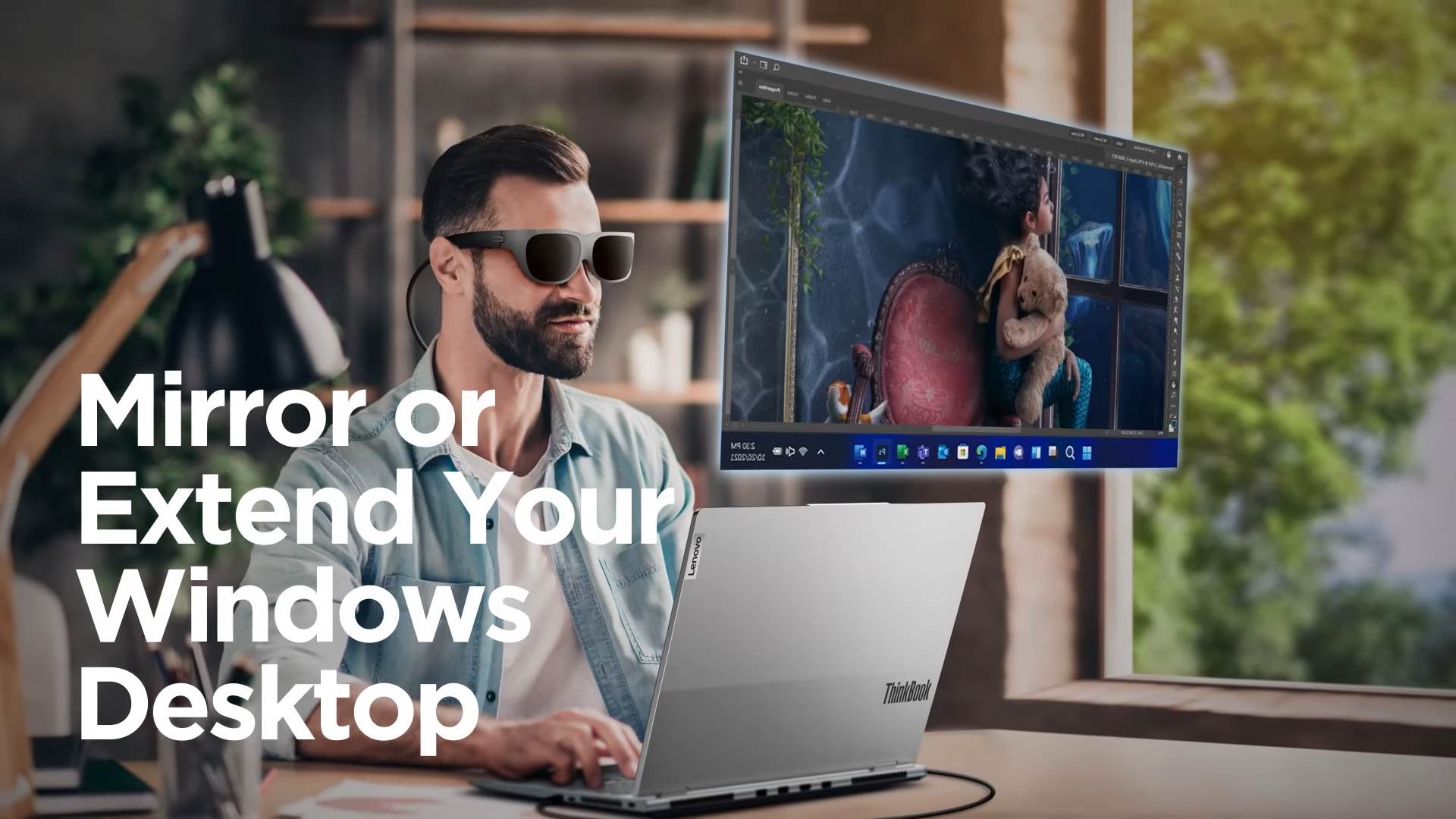  Lenovo Glasses T1 – Your personal mobile display solution 0-23 screenshot.png - Youtube / Lenovo / Screenshot 