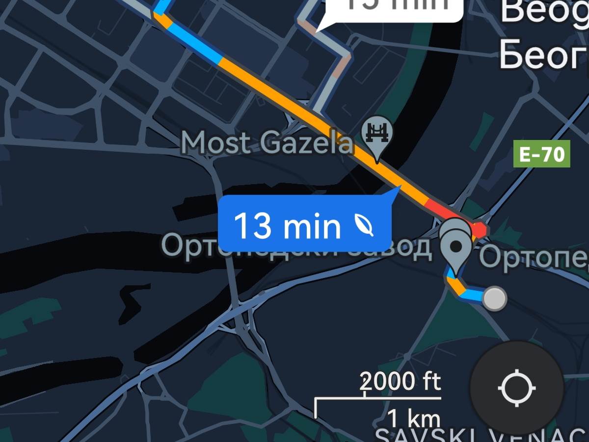Google Maps Eko rute u Srbiji.jpg - SmartLife / Marko Čavić   Google Maps Eko rute u Srbiji.jpg - SmartLife / Marko Čavić