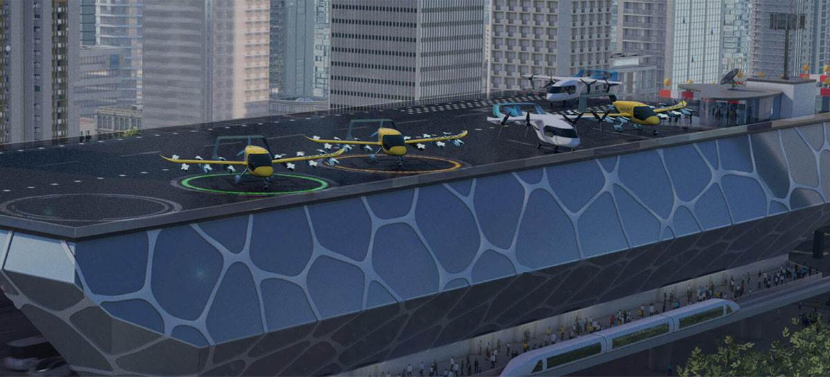  platforma za leteće taksije 