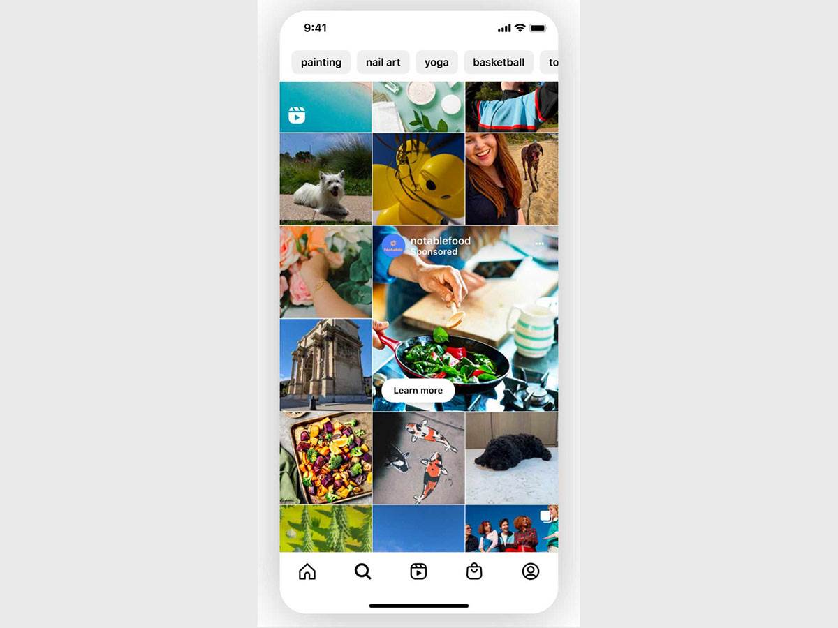 reklame Instagram u Explore reklame Instagram u Explore
