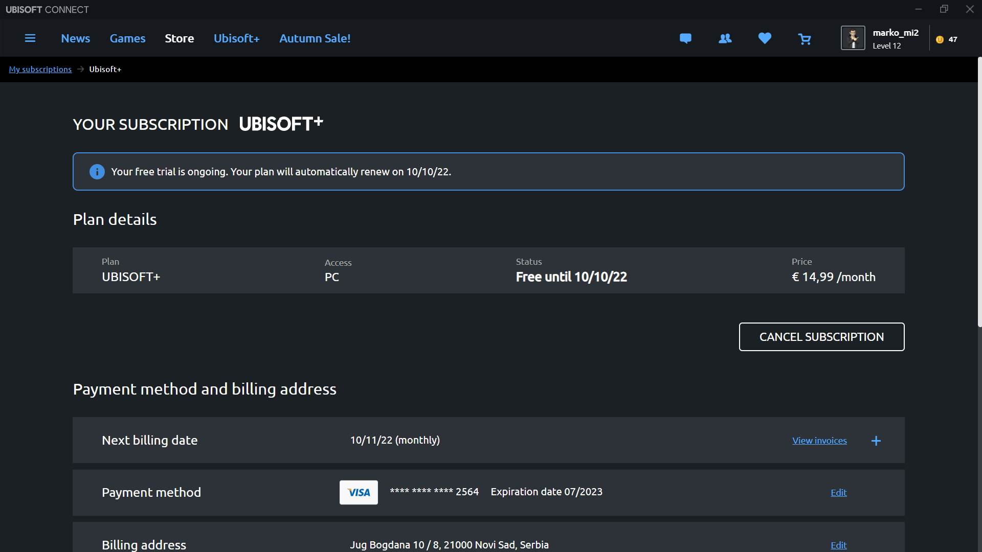  Kako otkazati Ubisoft+ pretplatu - SmartLife / Marko Čavić 