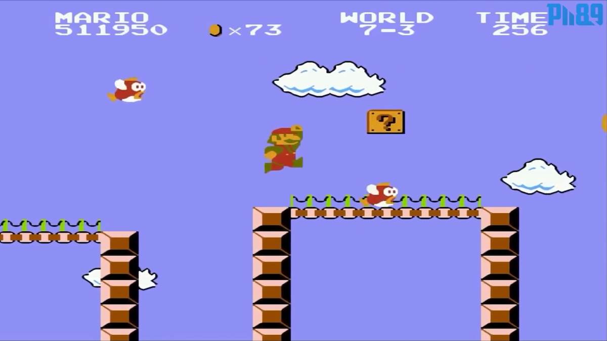  Super Mario Bros. (1985) Full Walkthrough NES Gameplay [Nostalgia] 29-24 screenshot.png - YouTube / Pii89 