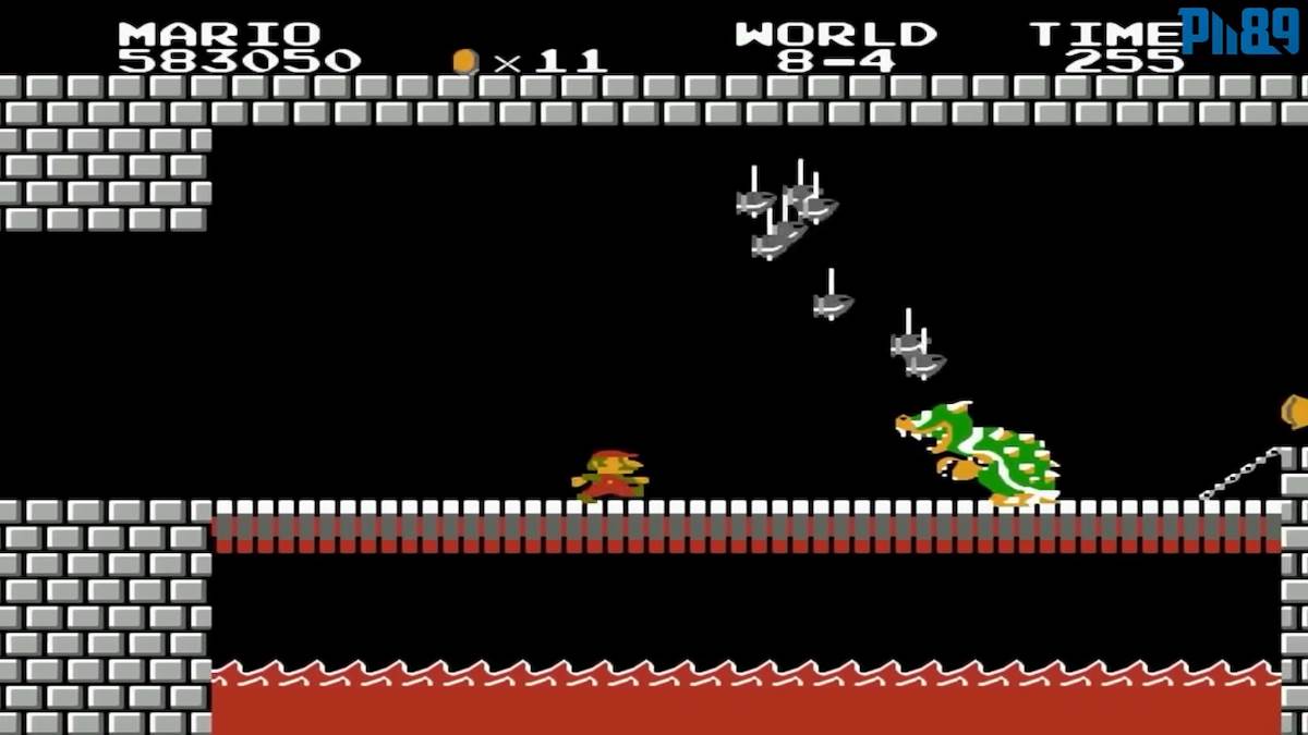  Super Mario Bros. (1985) Full Walkthrough NES Gameplay [Nostalgia] 38-23 screenshot.png - YouTube / Pii89 
