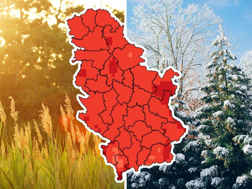 Digitalni atlas Srbije, promena temperature i padavina 
