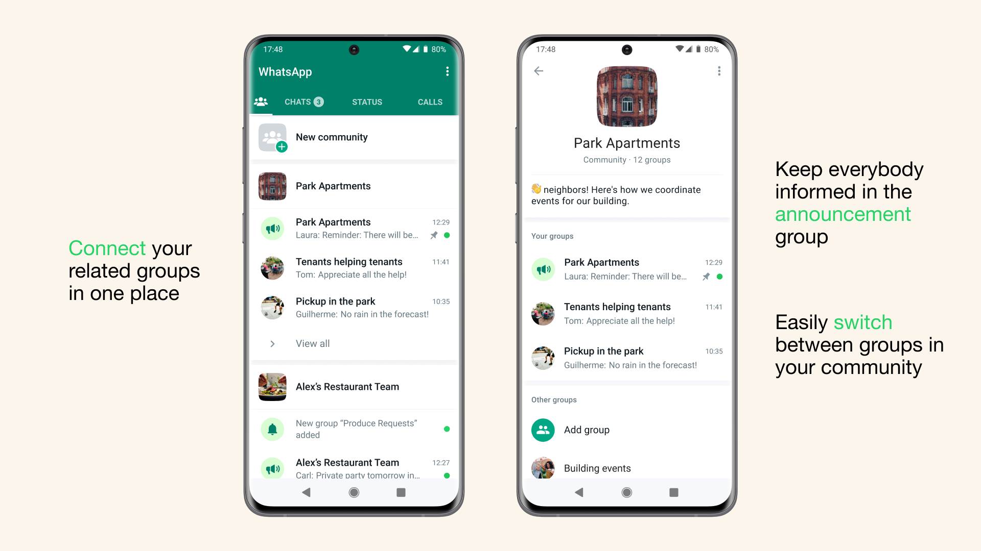  WhatsApp lansirao Communities i ankete novim ažuriranjem 