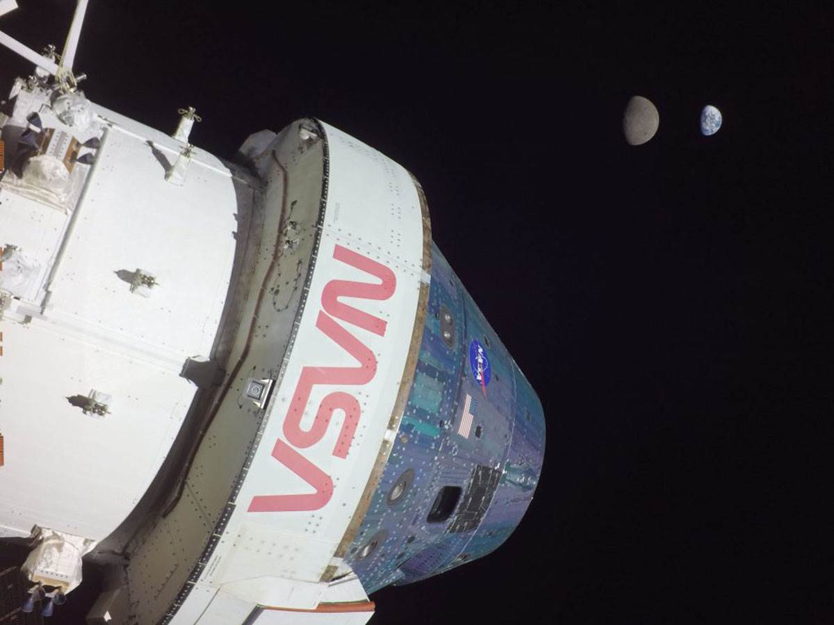 Orion letelica rekordna udaljenosti od Zemlje 434523 km Orion letelica rekordna udaljenosti od Zemlje 434523 km