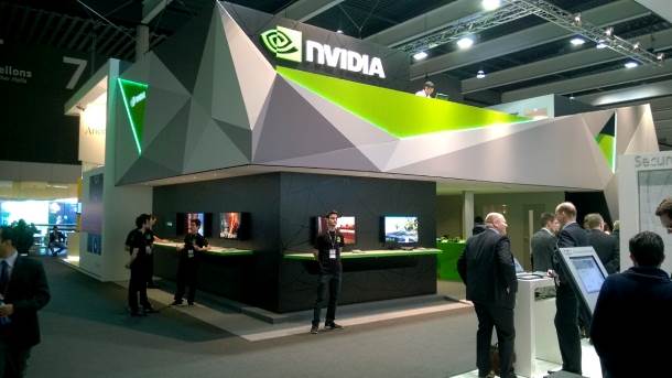  nVidia na MWC 2014 sajmu. 