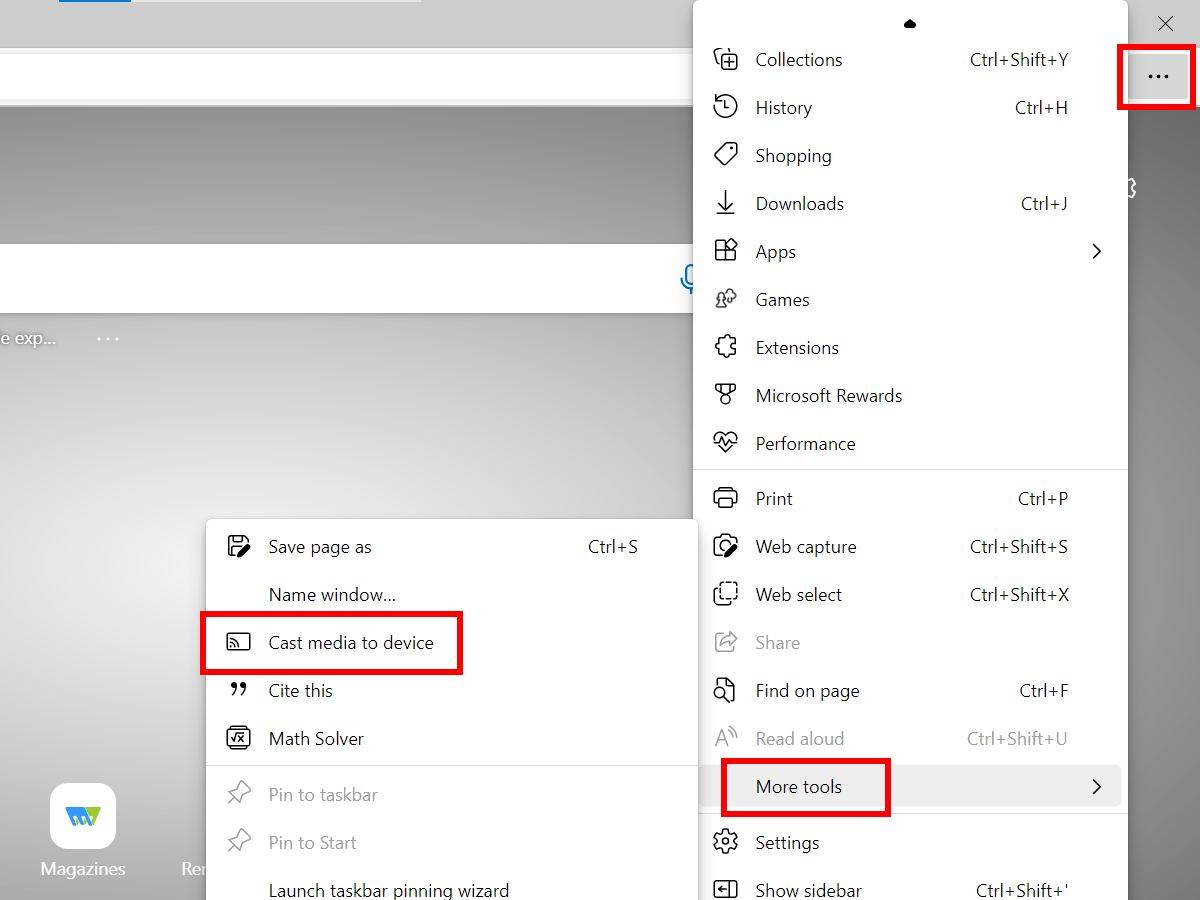 Edge cast media to device   Edge cast media to device