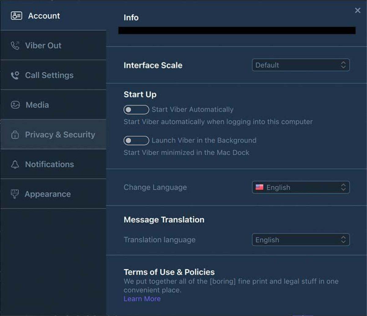 Privacy & Security Viber Privacy & Security Viber