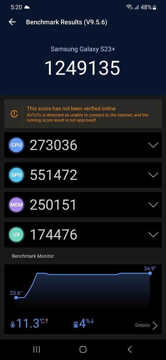 Samsung Galaxy S23 Plus performanse 4.jpg - SmartLife / Ilija Baošić 