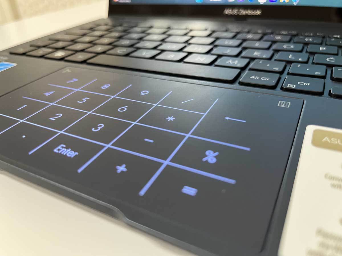  ASUS Zenbook S 13 Flip OLED Touchpad numerička tastatura 