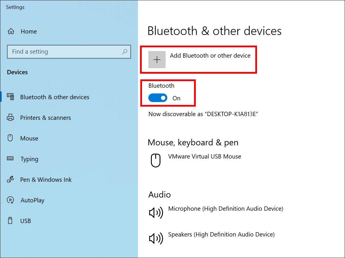  Add bluetooth or other device 
