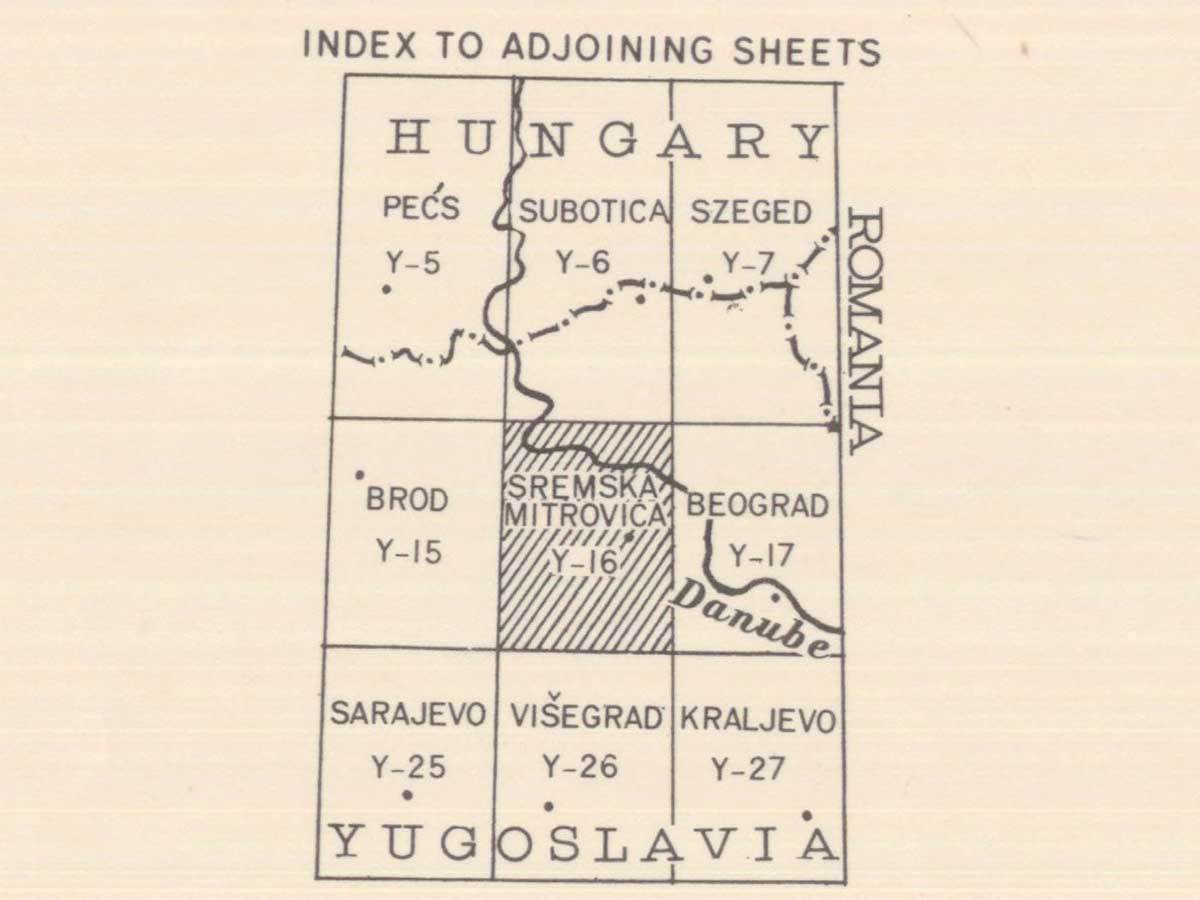 Sremska Mitrovica mapa američke vojske Sremska Mitrovica mapa američke vojske