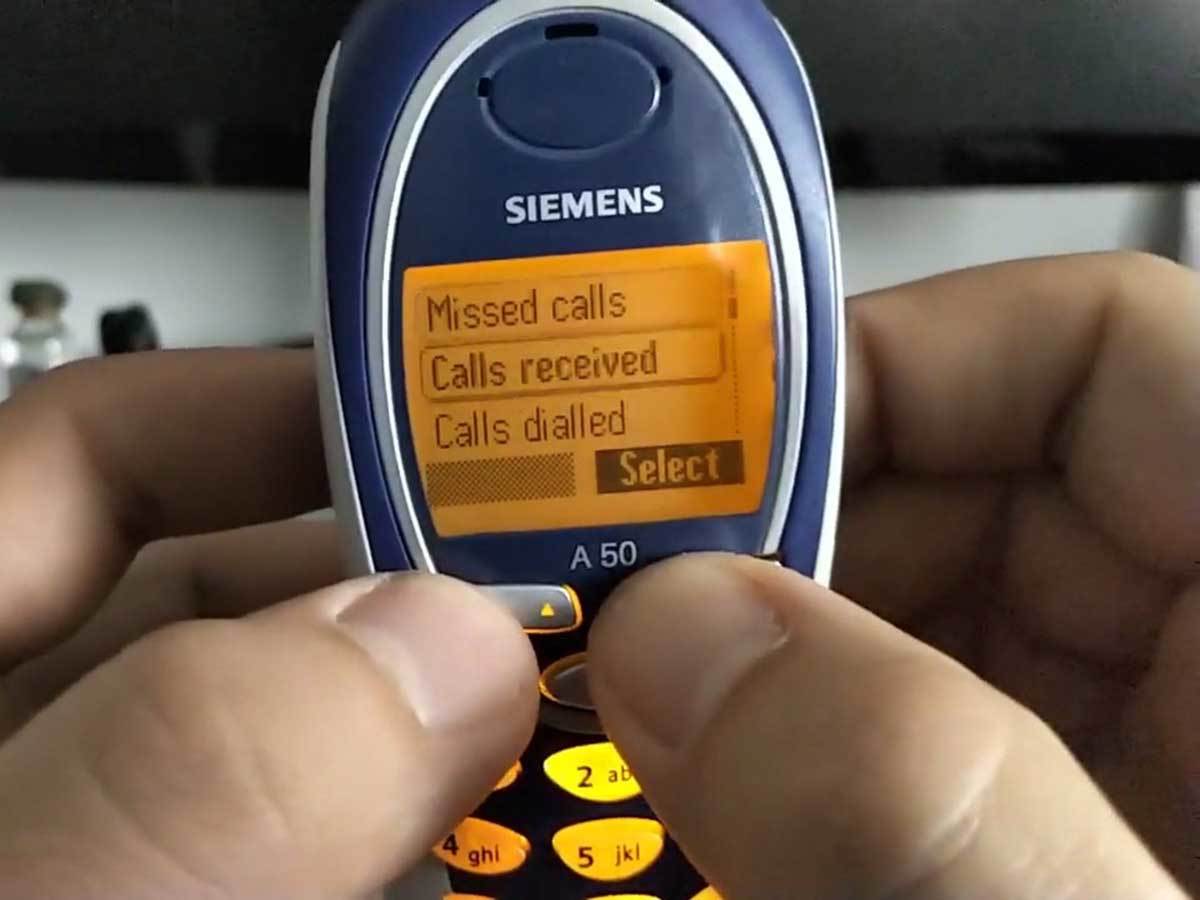 Siemens A50 4.jpg - YouTube / Vintage phones archive   Siemens A50 4.jpg - YouTube / Vintage phones archive