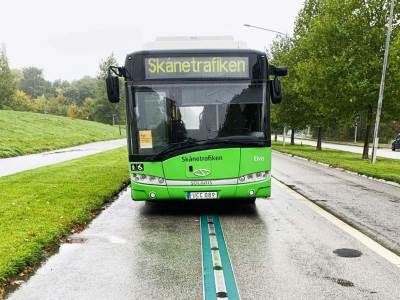 Električni autobus, elektirfikovani put  Električni autobus, elektirfikovani put