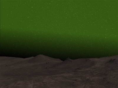 Zeleno noćno nebo na Marsu 