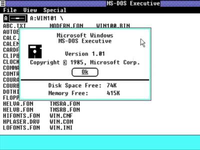 Windows 1.0 _ Foto PrtScr YouTube Computer Clan  Windows 1.0 _ Foto PrtScr YouTube Computer Clan