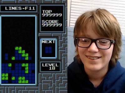 13-godišnjak prvi na svetu obrnuo tetris 
