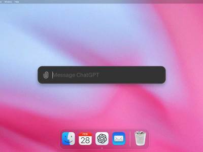 ChatGPT aplikacija za macOS 