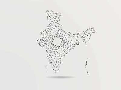  Digitalna Indija ilustracija 