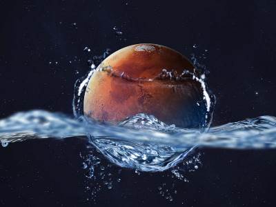  Mars voda ilustracija 