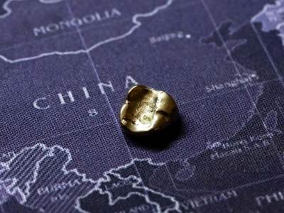 Zlato u Kini ilustracija 