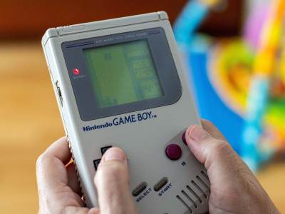 Tetris na Game Boy konzoli 