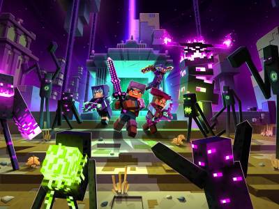 Minecraft Dungeons poster igre  Minecraft Dungeons poster igre