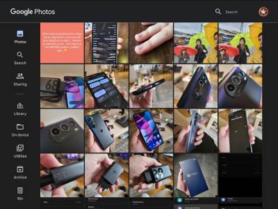 Mobilna Google Photos aplikacija sa slikama na Android telefonu  Mobilna Google Photos aplikacija sa slikama na Android telefonu