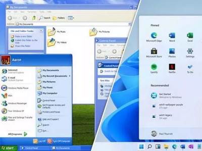 Windows 11 ili Windows XP operativni sistem 