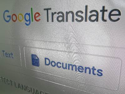 Google translate stranica plastificirana Google translate stranica plastificirana