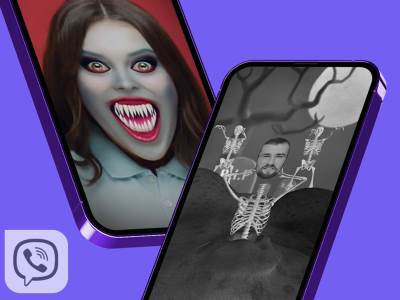 Viber novi AR objektivi za Noć veštica Viber novi AR objektivi za Noć veštica
