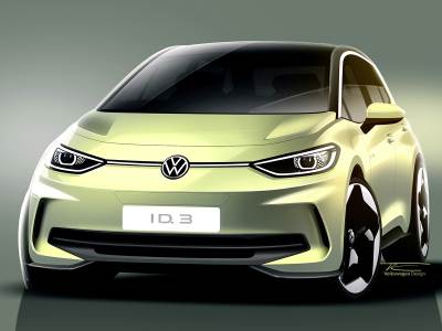 Volkswagen novi dizajn ID 3 električnog automobila 